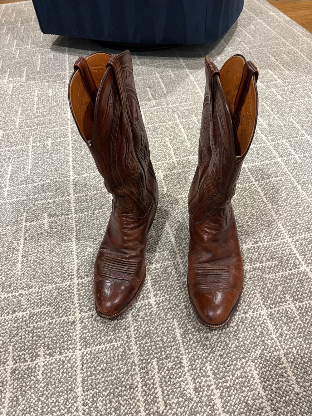 Vintage Mens Lucchese boots sz 10.5 D